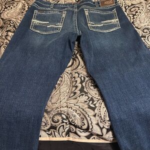 Ariat Men’s Dark Blue Relaxed Boot Cut Jeans